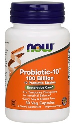 NOW Foods Probiotic-10, 100 Billion – 30 caps