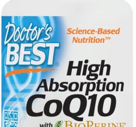 Doctor’s Best High Absorption CoQ10 with BioPerine, 100mg – 120 caps