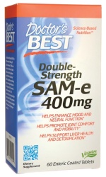 Doctor’s Best SAM-e, 400mg Double-Strength – 60 tablets