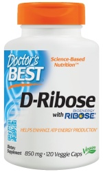 Doctor’s Best D-Ribose, 850mg – 120 caps