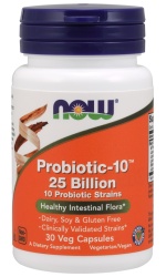 NOW Foods Probiotic-10, 25 Billion – 30 caps