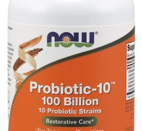 NOW Foods Probiotic-10, 100 Billion – 60 caps