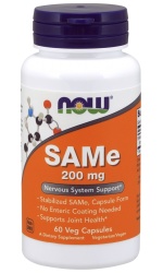 NOW Foods SAMe, 200mg – 60 caps