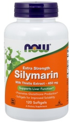 NOW Foods Silymarin Milk Thistle Extract, Extra Strength – 120 softgels