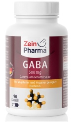 Zein Pharma GABA, 500mg – 90 caps