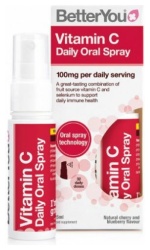 BetterYou Vitamin C Daily Oral Spray, Natural Cherry and Bluberry – 25ml