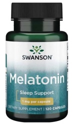 Swanson Melatonin, 1mg – 120 caps