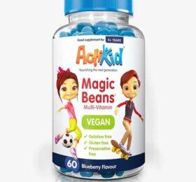 ActiKid Magic Beans Multi-Vitamin – Vegan, Blueberry – 60 beans