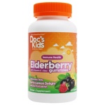 Doctor’s Best Children’s Elderberry Gummies, Berry Lemon Delight – 60 gummies