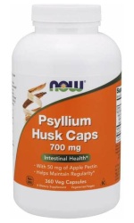 NOW Foods Psyllium Husk with Apple Pectin, 700mg – 360 caps