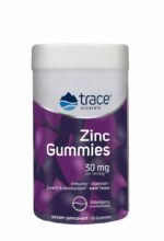 Trace Minerals Zinc Gummies, 30mg, Elderberry – 60 gummies