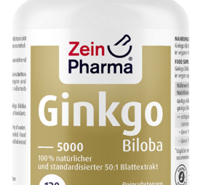 Zein Pharma Ginkgo Biloba 5000, 100mg – 120 caps