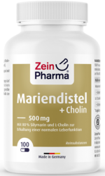 Zein Pharma Milk Thistle + Choline, Liver Complex – 100 caps