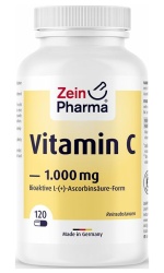 Zein Pharma Vitamin C, 1000mg – 120 caps