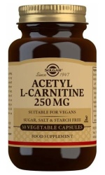 Solgar Acetyl L-Carnitine, 250mg – 30 caps