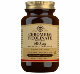 Solgar Chromium Picolinate, 500mcg – 60 caps