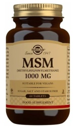 Solgar MSM, 1000mg – 60 tab
