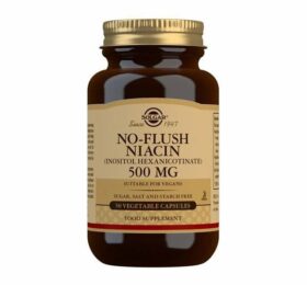Solgar No-Flush Niacin, 500mg – 50 caps