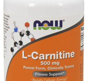 NOW Foods L-Carnitine, 500mg – 180 caps