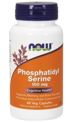 NOW Foods Phosphatidyl Serine, 100mg – 60 caps