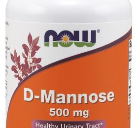 NOW Foods D-Mannose, 500mg – 120 caps
