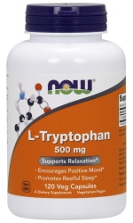 NOW Foods L-Tryptophan, 500mg – 120 caps