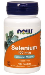 NOW Foods Selenium, 100mcg – 100 tab