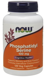 NOW Foods Phosphatidyl Serine, 100mg – 120 caps