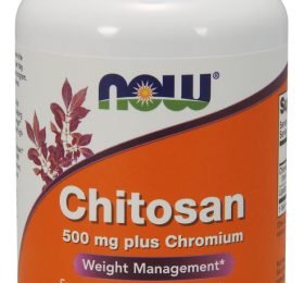 NOW Foods Chitosan, 500mg Plus Chromium – 120 caps