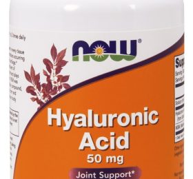 NOW Foods Hyaluronic Acid with MSM, 50mg – 120 caps