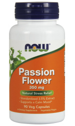NOW Foods Passion Flower, 350mg – 90 caps