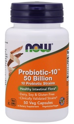 NOW Foods Probiotic-10, 50 Billion – 50 caps