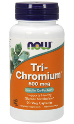 NOW Foods Tri-Chromium, 500mcg – 90 caps