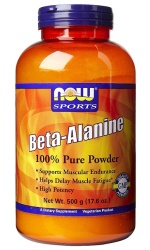 NOW Foods Beta Alanine, 2000mg (Powder) – 500g