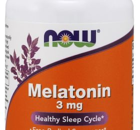 NOW Foods Melatonin, 3mg – 60 caps