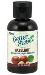 NOW Foods Better Stevia Liquid, Hazelnut – 59 ml