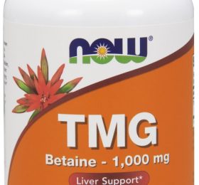 NOW Foods TMG (Trimethylglycine), 1000mg – 100 tab