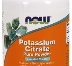 NOW Foods Potassium Citrate, Pure Powder – 340g