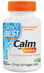 Doctor’s Best Calm with Zembrin, 25mg – 60 caps