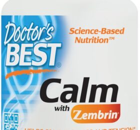 Doctor’s Best Calm with Zembrin, 25mg – 60 caps
