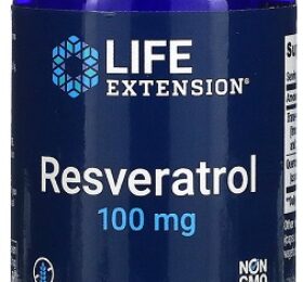 Life Extension Resveratrol, 100mg – 60 caps