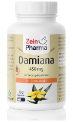 Zein Pharma Damiana, 450mg – 100 caps