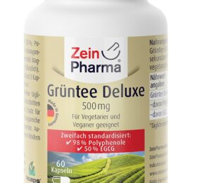 Zein Pharma Green Tea Deluxe, 500mg – 60 caps