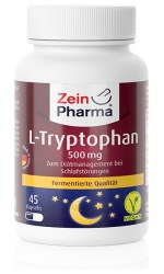 Zein Pharma L-Tryptophan, 500mg – 45 caps