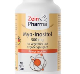Zein Pharma Myo-Inositol, 500mg – 180 caps