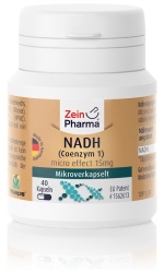 Zein Pharma NADH (Coenzyme 1), 15mg – 40 caps