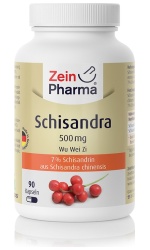 Zein Pharma Schisandra, 500mg – 90 caps