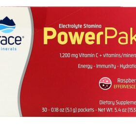 Trace Minerals Electrolyte Stamina Power Pak, Raspberry – 30 packets