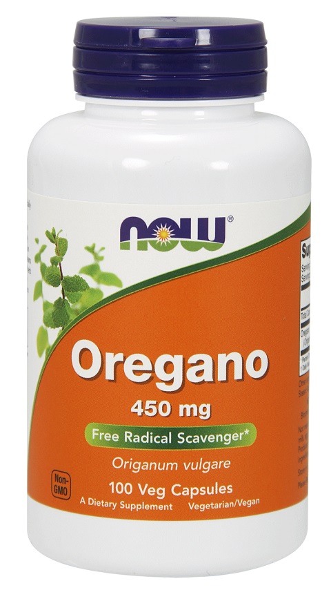 NOW Foods Oregano, 450mg (100 caps)