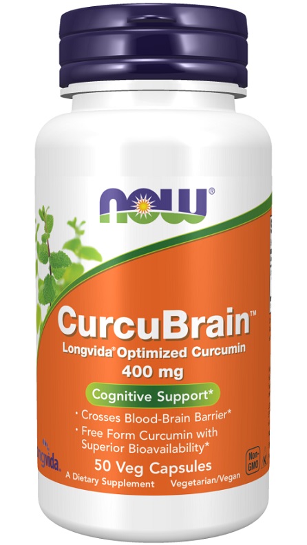 NOW Foods CurcuBrain, 400mg (50 caps)